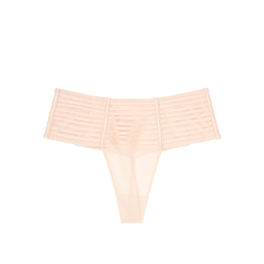 NWT Victoria’s Secret Luxe Lingerie Sheer Thong